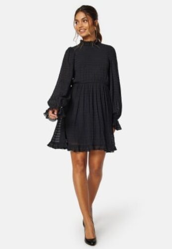 BUBBLEROOM Shania Smock Dress Black 34 – 7333340270370