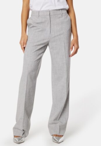 BUBBLEROOM Shelley Suit Pants  Light grey melange 34 – 7333340268513