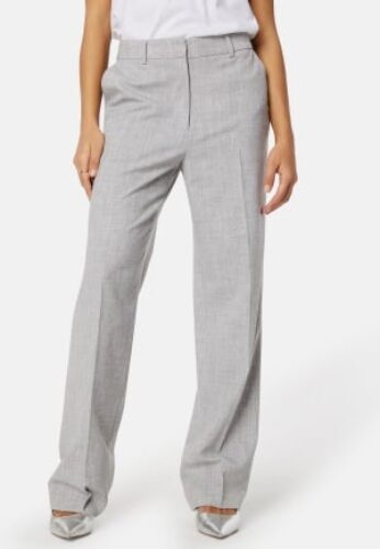 BUBBLEROOM Shelley Suit Pants  Light grey melange 36 – 7333340268520