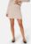 BUBBLEROOM Short Knitted Skirt Light beige/White XL – 7333340301609