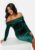 BUBBLEROOM Sofielle Velvet Dress Dark green M – 7333340171516