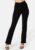 BUBBLEROOM Soft Flared Suit Trousers Black XS – 7333340264294