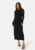 BUBBLEROOM Soft L/S Ruched Dress Black XS – 7333340267981