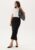BUBBLEROOM Soft Midi Skirt Black XL – 7333340322406