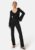 BUBBLEROOM Soft Suit Flared Trousers Black S – 7333340311974