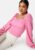 BUBBLEROOM Square Neck Smock Top Pink XS – 7333340289907