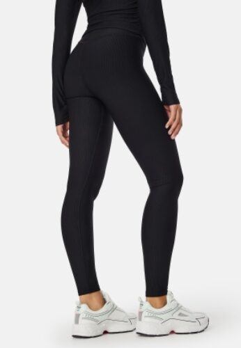 BUBBLEROOM Stefania Soft Rib Leggings Black XS – 7333340267882