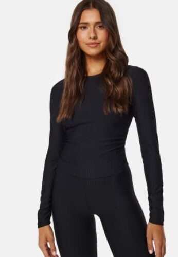 BUBBLEROOM Stefania Soft Rib Top Black L – 7333340267813