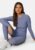 BUBBLEROOM Stefania Soft Rib Top Blue-grey S – 7333340267745