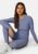 BUBBLEROOM Stefania Soft Rib Top Blue-grey XS – 7333340267738