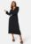 BUBBLEROOM Structure Button Midi Dress Black S – 7333340279663