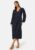 BUBBLEROOM Structure Button Midi Dress Navy S – 7333340295014