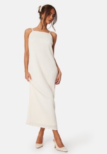 BUBBLEROOM Structure Strap Dress Offwhite XS – 7333340233825