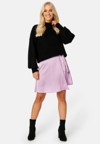 BUBBLEROOM Tallulah Satin Skirt Lavender 40 – 7333340136676