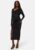 BUBBLEROOM Tara Drawstring Dress Black XL – 7333340262009
