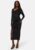 BUBBLEROOM Tara Drawstring Dress Black XS – 7333340261965