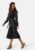 BUBBLEROOM Terilee Satin Wrap Dress Black 38 – 7333340248386