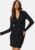 BUBBLEROOM Thora structure dress Black S – 7333340206058