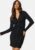 BUBBLEROOM Thora structure dress Black XS – 7333340206041