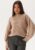 BUBBLEROOM Turtleneck Knitted Sweater Light beige XL – 7333340320204