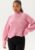 BUBBLEROOM Turtleneck Knitted Sweater Pink 4XL – 7333340320310