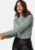 BUBBLEROOM Turtleneck Lace Top Light green XS – 7333340278642