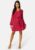 BUBBLEROOM Vallie lace dress Red M – 7333340167243