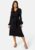 BUBBLEROOM Vallie midi lace dress Black S – 7333340167335