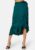 BUBBLEROOM Villima satin skirt Dark green 36 – 7333340152973