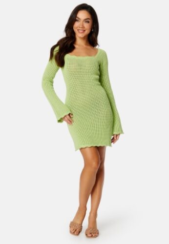 BUBBLEROOM Wren crochet dress Green M – 7333340226391