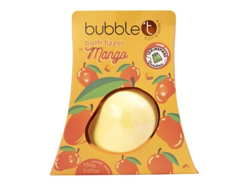 BubbleT Fruitea Bath Fizzer Mango – 150 g – 5060591032106