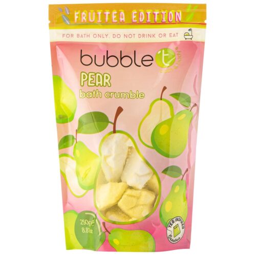 BubbleT Fruitea Pear Bath Crumble 250 g – 5060591032762