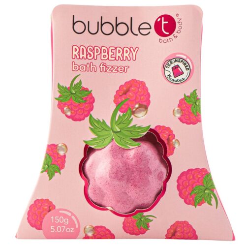 BubbleT Fruitea Raspberry Bath Fizzer 150 g – 5060591032731