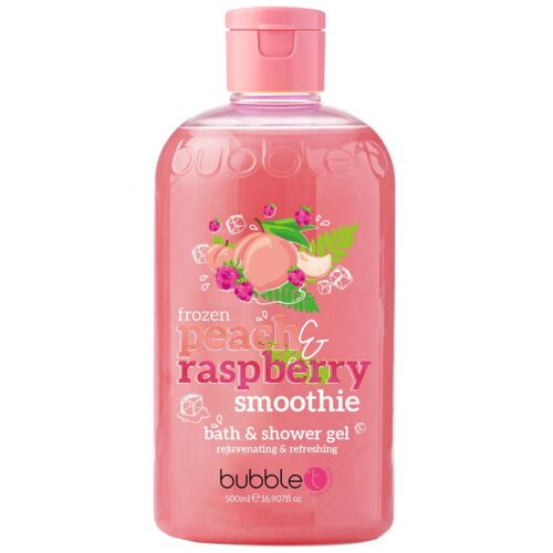 BubbleT Peach & Raspberry Smoothie Bath & Shower Gel 500 ml – 5060591033851