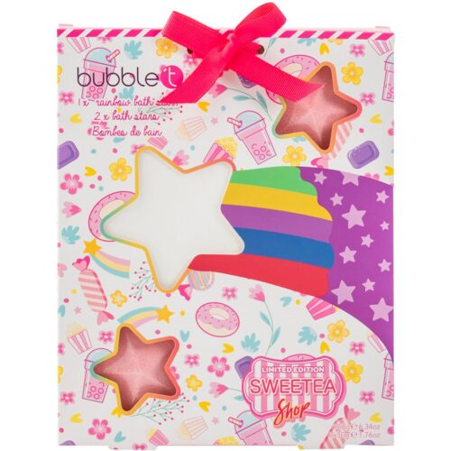 BubbleT Sweetea Star Bath Fizzer Set – 280 g – 5060591034827