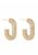 BY JOLIMA U Rock Crystal Earrings Gold One size – 7333343012366