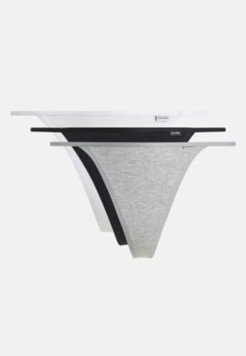 Calvin Klein String Thong 3PK MPI BLACK/WHITE/GREY L – 8720108782012