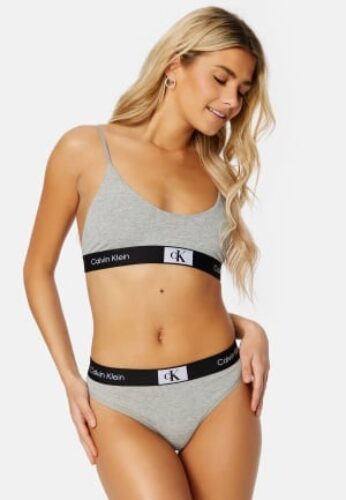 Calvin Klein Unlined Bralette P7A Grey Heather L – 8720107324763