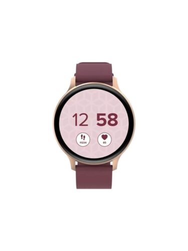 Canyon SW-68 – gold – smart watch with strap – 64 MB – dark red – 5291485009106