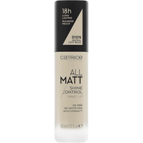 Catrice All Matt Shine Control Make Up 010 N Neutral Light Beige – 30 ml – 4059729331571