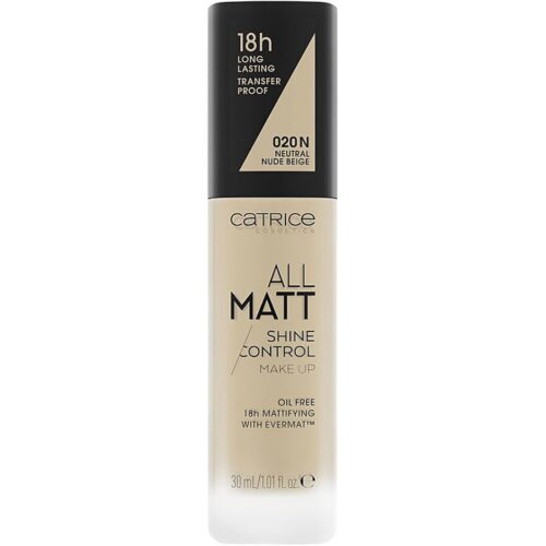 Catrice All Matt Shine Control Make Up 020 N Neutral Nude Beige – 30 ml – 4059729331786