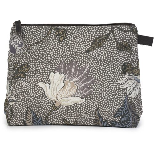 Ceannis Cosmetic Medium Khaki Flower Linen Khaki – 7340035923725