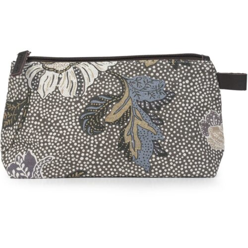 Ceannis Cosmetic Small Khaki Flower Linen Khaki – 7340035923718
