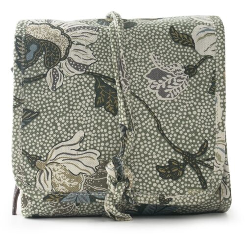 Ceannis Hanging Cosmetic Soft Green Flower Linen – 7340035983224