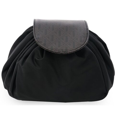 Ceannis JLB Round Drawstring Bag M Black-Chocolate 27x16x17 cm – 7340035984887