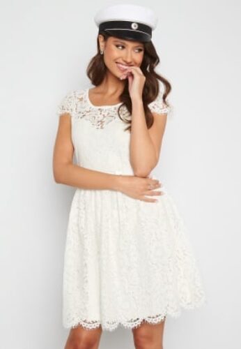Chiara Forthi Guidia lace dress White 40 – 7313770482505