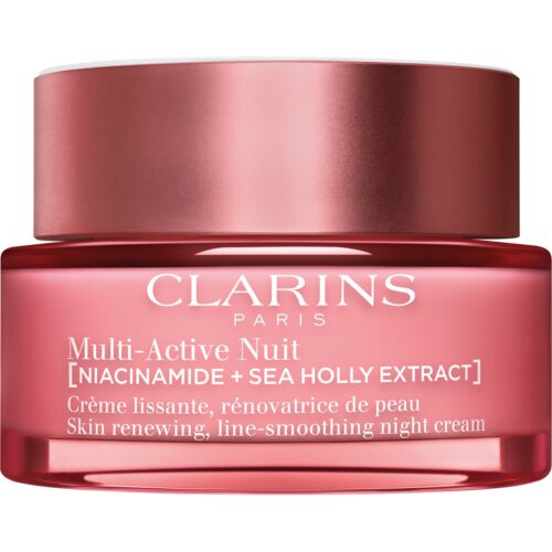 Clarins Multi-Active Nuit Skin Renewing, Line-Smoothing Night Cream for All Skin Types – 50 ml – 3666057177651