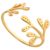Cooee Design Mistletoe Serviettringer 2stk, brass – 7350156251157