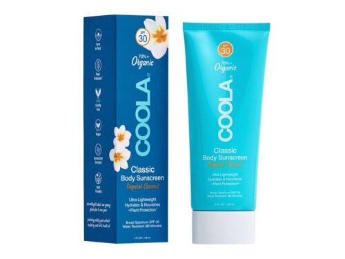 COOLA Classic Body Lotion SPF30 Lett, pleiende og luktfri solkrem til kropp med vitamin C, 148ml – 148 ml – 0850008613623