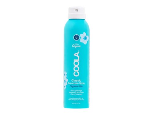 COOLA Classic Spray SPF 50 Solspray som fukter huden, vann- og svetteresistent, luktfri, 148ml – 148 ml – 0850008614316